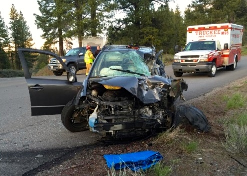 Driver dies in 2-vehicle accident in Truckee