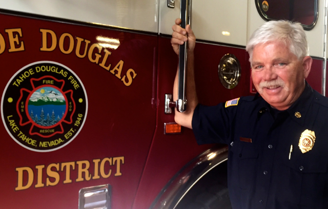 Tahoe Douglas Fire Chief Ben Sharit retires on June 30. Photo/Susan Wood