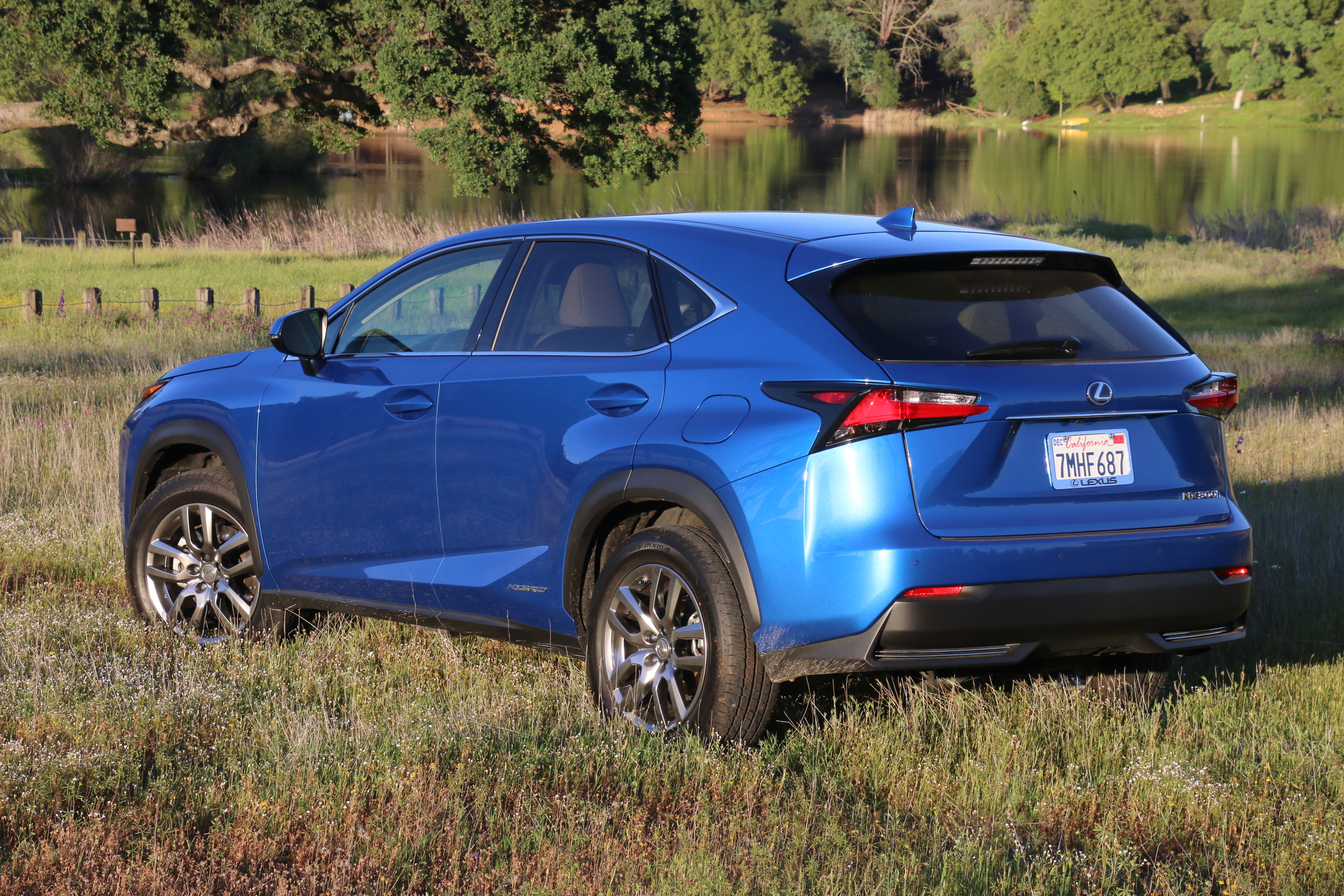 The Lexus NX300hAWD is available with an electric motor on the rear axle. Photos/Larry Weitzman