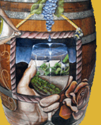 Artists needed to repurpose wine barrels