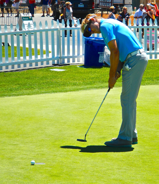 Putting practice on July 21 helped Jack Wagner secure the lead after the first day of the ACC on July 22. Photo/Kathryn Reed