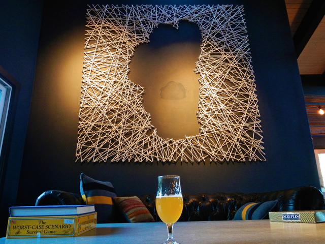 The communal space is ideal for relaxing and having beer or wine they have available for purchase. Photo/Kathryn Reed