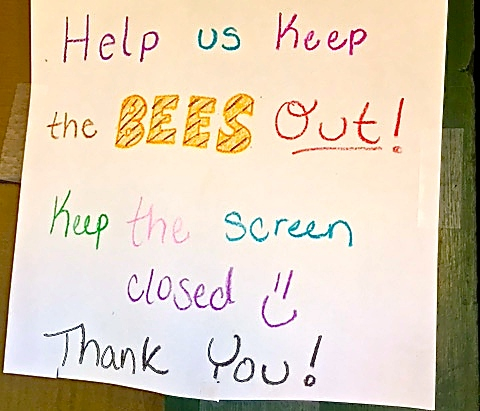 The ice cream shop at Camp Richardson is trying to keep the bees out. Photo/Susan Wood