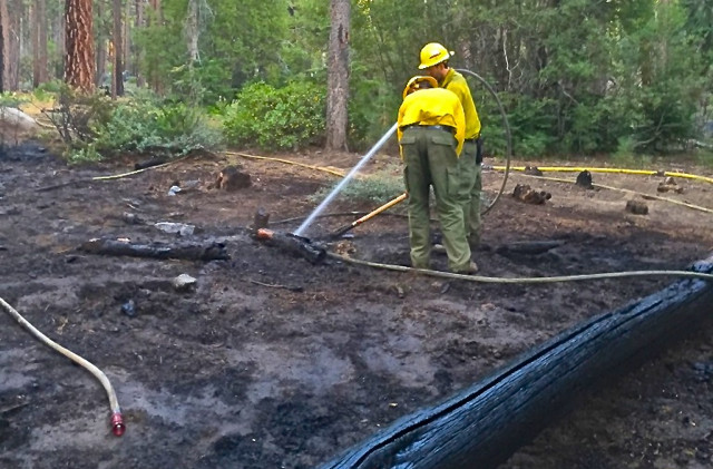 Fire at bottom of Spooner closes Hwy. 50