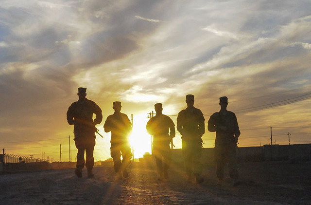Nevada soldiers face mind-melting heat