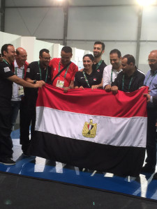 An Olympic contingency from Egypt.