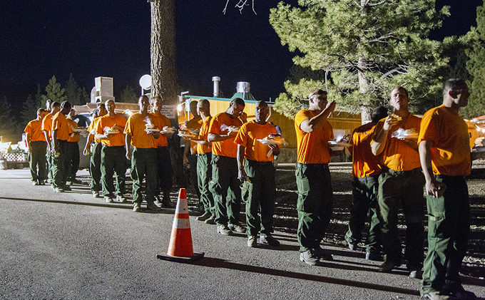 Decline in inmates hampers fire fight