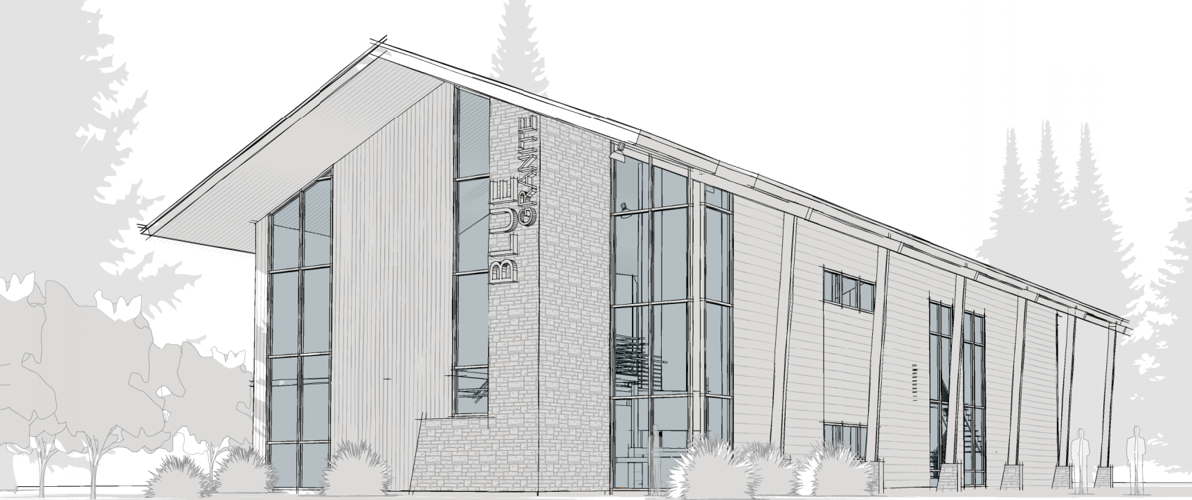 This is a rendering provided by Monarch Architecture of what the gym will look like.