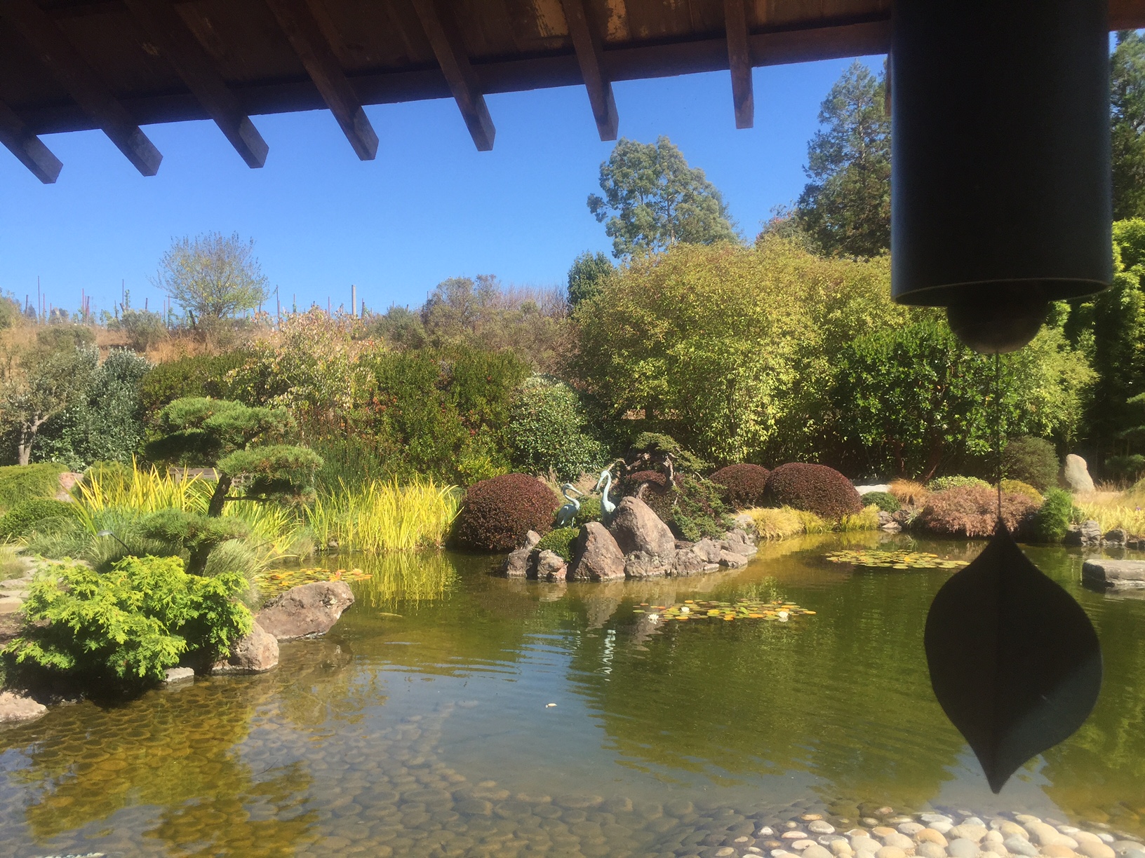 Tranquility abounds throughout the grounds at Osmosis. Photo/Susan Wood