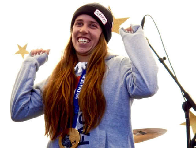 Maddie Bowman went from straight A student to Olympic gold medalist with Sierra-at-Tahoe's help. Photo/LTN file