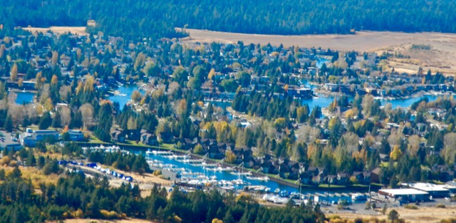In the 1960s the Tahoe Keys was built on the most sensitive marsh in the Tahoe basin. Photo/Kathryn Reed