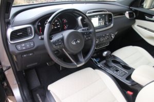 Specifications Price $25,400 to $45,700 Engine 3.3L DOHC, 24 valve V-6 290 hp @ 6,400 rpm 252 lb-ft of torque @ 5,200 rpm 2.0L DOHC, 16 valve, turbo charged inline 4 240 hp @ 6,000 260 lb-ft of torque 1,450-3,500 rpm 2.4L DOHC, 16 valve inline 4 185 hp @6,000 rpm 178 lb-ft of torque @ 4,000 rpm Transmission Six speed automatic with manual mode Configuration Transverse mounted front engine/FWD/AWD Dimensions Wheelbase 109.4 inches Length 187.4 inches Width 74.4 inches Height 66.5 inches Track (f/r) 64.1/64.5 inches Weight 4,343 pounds GVWR 5,622 pounds Weight Distribution (f/r) 59/41 Fuel capacity 18.8 gallons Tow capacity 5,000 pounds Steering lock to lock 2.9 turns Turning circle 36.4 feet Wheels (std/opt) 17X7.0/19X7.5 alloys Tires (std/opt)235/65X17/235/60X18/235/55X19 Interior volume (2nd row up/down, 3rd row up) 38.0/73.0/11.3 cubic feet Performance 0-60 mph 7.02 seconds 50-70 3.85 seconds 50-70 mph uphill 6.18 seconds Top speed governed at 130 mph Fuel economy EPA rated 17/23/19 mpg city/highway/combined. Expect 23-24 mpg in rural and suburban driving and 32 mpg on a level highway at legal speeds.