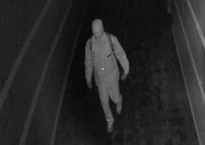 This the person believed to be responsible for smashing windows at Douglas High School. Photo/Provided