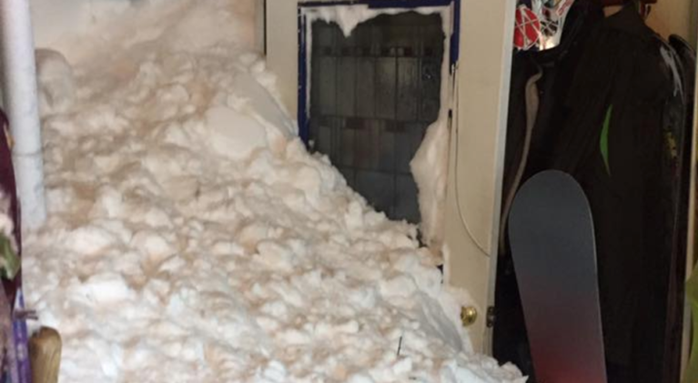 When an avalanche comes knocking