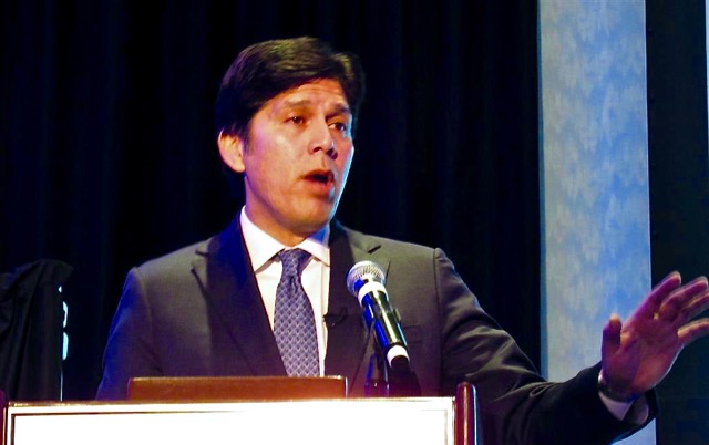 California Senate President Kevin de Leon won't let the feds change state policy. Photo/Denise Haerr