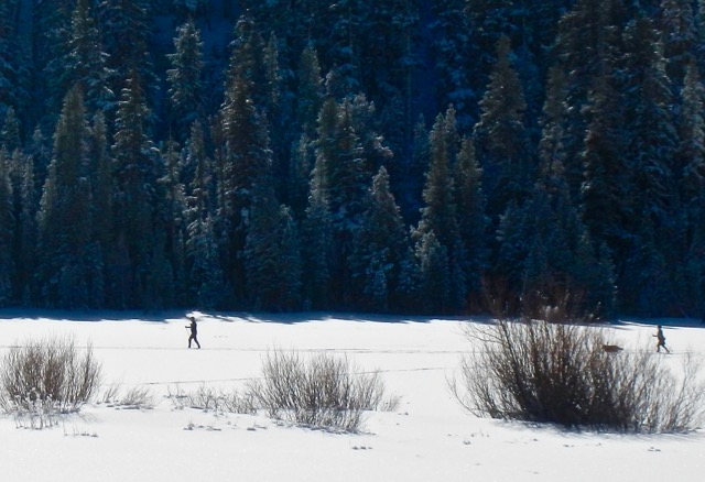 Grass Lake is a haven for cross country skiers. Photo/Kathryn Reed