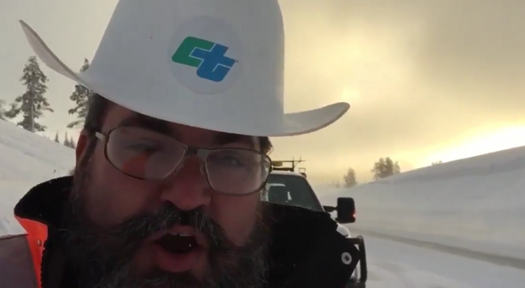 Caltrans’ Donner Pass chief tweets a blizzard