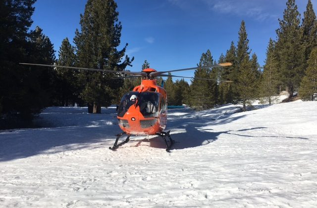 Teen airlifted to Reno after sledding accident