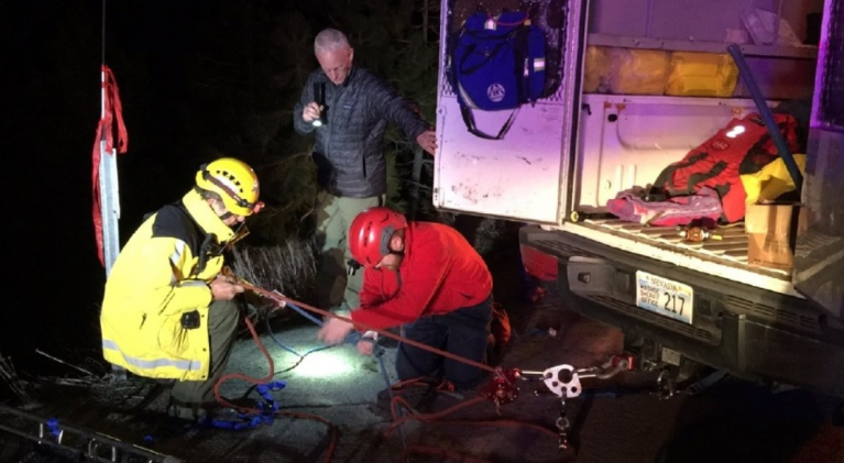 Early morning rescue of hiker on North Shore