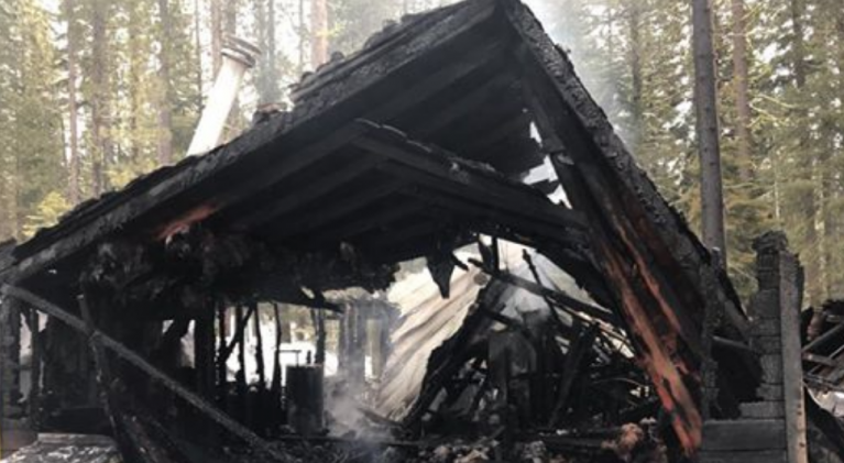 Fire destroys house in Homewood