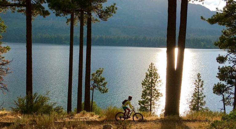 Bike trail expansion in Angora, Fallen Leaf region