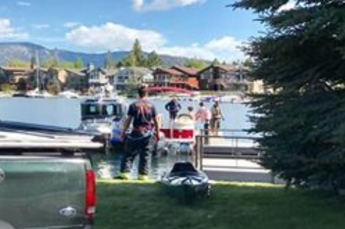 Woman survives boat prop injury; cyclist hurt