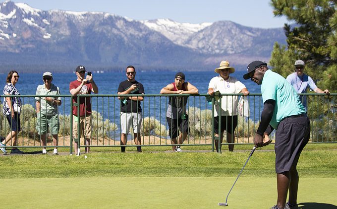 Celebs warming up for ACC golf tournament