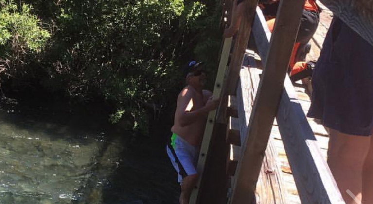 Crews rescue man from water near River Ranch