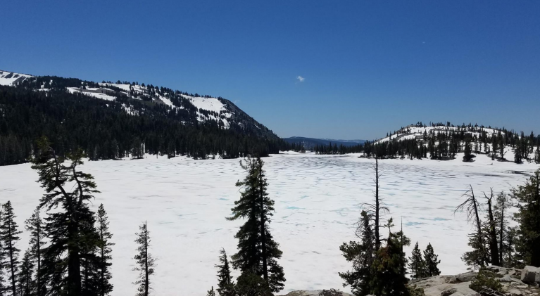 Much of Desolation still looks like winter