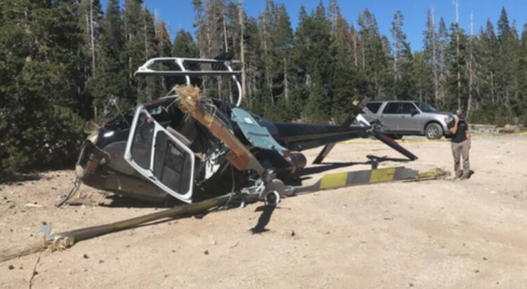 2 hurt in chopper crash near Donner Summit