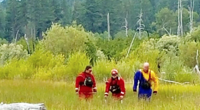 Water rescue at South Shore marsh