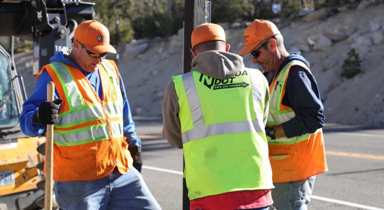 NDOT working on roads in Carson Valley