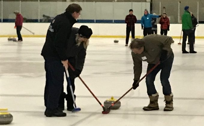 Amateur Tahoe curlers being led by Olympian