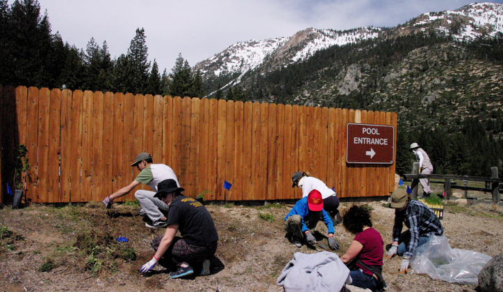 Earth Day workday in Alpine County