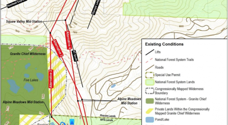 Proposed Squaw-Alpine gondola raises concerns about environmental threats, avalanche devices