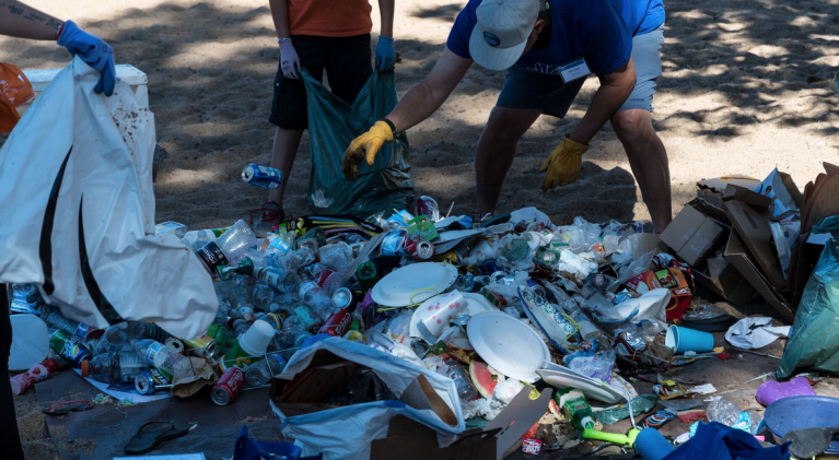 3/4 of a ton of trash removed from Tahoe beaches